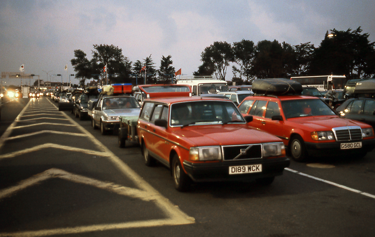 D189 WCK at Caen ferry port some time in the 1990s